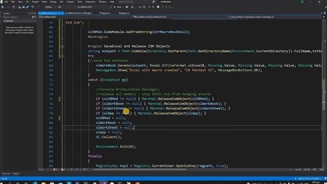 C# for Pentesters Part VI Automate Macro Embedded Excel with FUD reverse shell смотреть онлайн