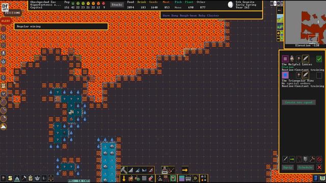 Dwarf Fortress: Base Defense Layout Mk II against HFS (Steam Version) смотреть онлайн