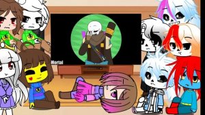 ||glitchtale react to sans aus part 2| ??/??/??||