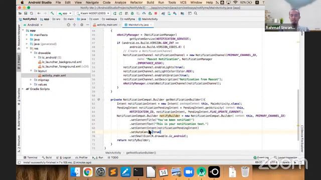 Praktikum Codelab 8.1: Notifications смотреть онлайн