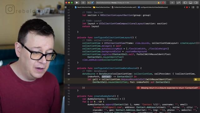 UICollectionView Swift - Diffable DataSource (EASIEST TUTORIAL) смотреть онлайн