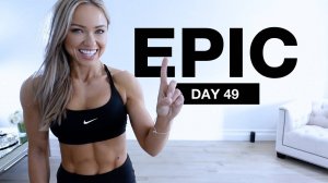 Caroline Girvan-Day 49 of EPIC Full body Strength and Stretch Workout [BODYWEIGHT ONLY NO EQUIPMENT]
