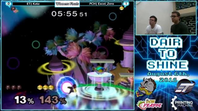 [D2S] Melee - Winners Finals - ET| Kata (Samus) VS PCH| Excel Zero (Peach) смотреть онлайн