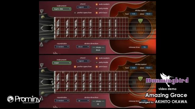 Prominy Hummingbird demo - Amazing Grace