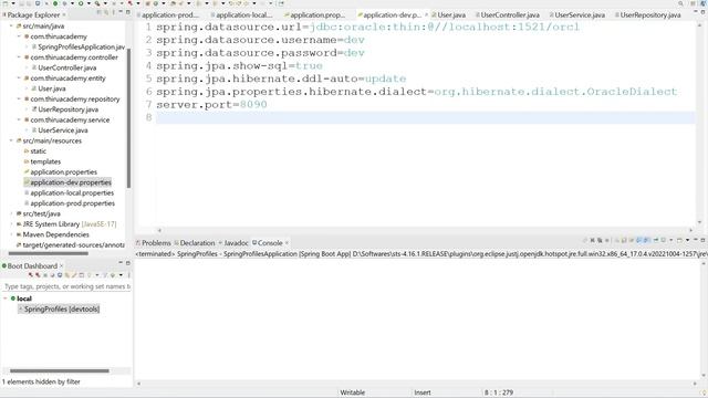 Spring Boot Profiles Tutorial | Thiru Academy смотреть онлайн