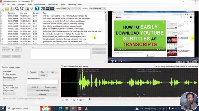 What's New in Subtitle Edit 3.6.12 смотреть онлайн