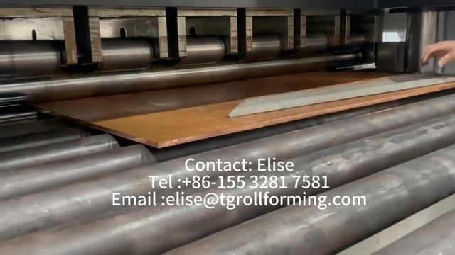 Линия поперечной резки металла на листы | производственная линия для резки по длине смотреть онлайн