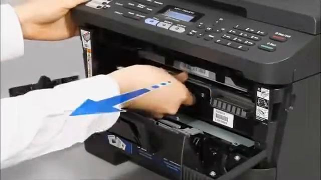 Remove the drum and toner | Brother MFC-7860DW, MFC7365DN, MFC7460DN смотреть онлайн