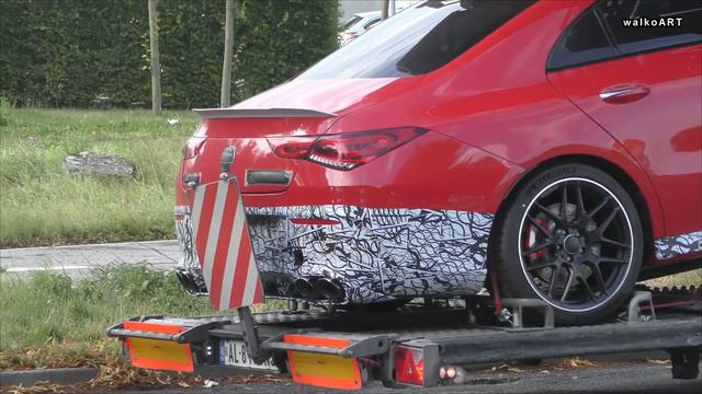 All-new Mercedes-Benz CLA transport - CLA 2019 Transporter mit Erlkönig AMG CLA 45