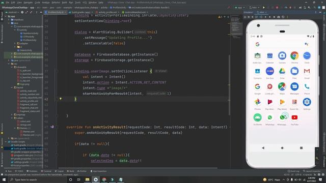 Select image from gallery android studio kotlin | Setup user profile with firebase in kotlin. смотреть онлайн