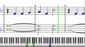 The Next Red Light, piano lesson