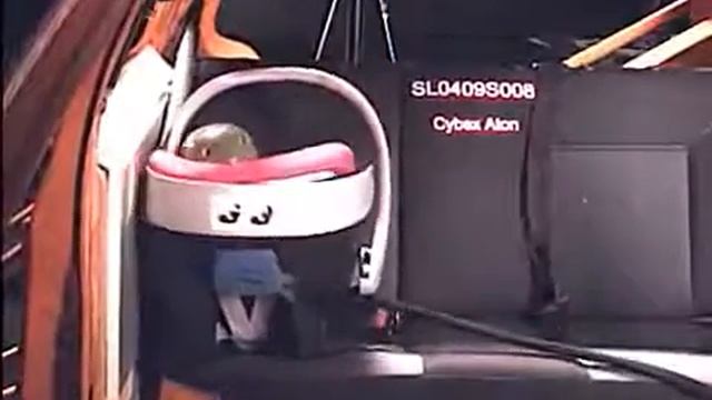 Cybex Aton | Crash test lateral | Vista Frontal | SillaCocheBebe.com смотреть онлайн