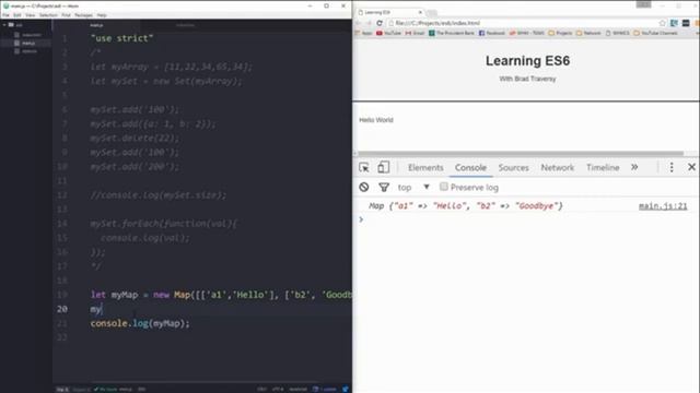 es6 set|es6 map|es6 weak set|es6 weak map| java script set and map |part8 смотреть онлайн