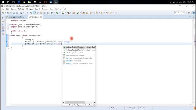 how to run cmd comments in java смотреть онлайн