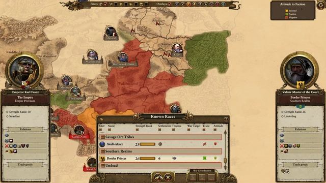 Total War Warhammer: The Grim and the Grave / #17 / Imperial managment смотреть онлайн