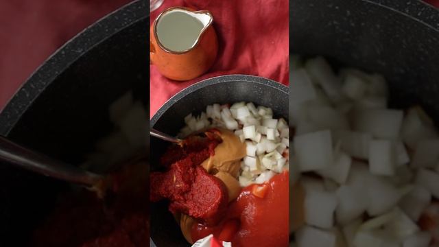 Африканский арахисовый суп #plantbased #vegan #рецепты смотреть онлайн