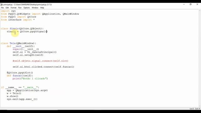 Interfaces Gráficas com PyQt5 [07] - Signals e Slots personalizados смотреть онлайн