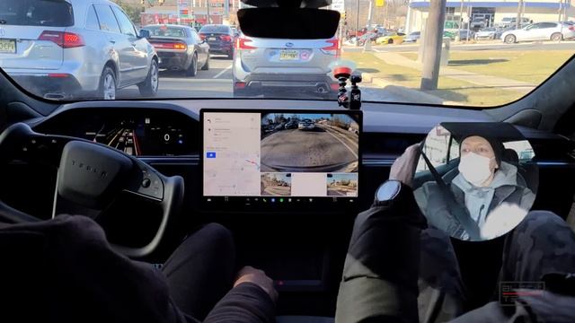 Tesla FSD Beta Reactions - The Barber смотреть онлайн