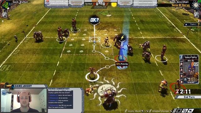 Challenge Game kNight - Blood Bowl 2 - PvP vs. Rant - Let's Play E12 [Tomb Kings] [Orcs] смотреть онлайн