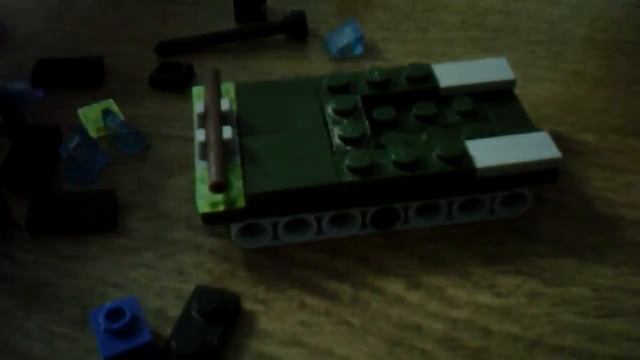 Микро танк пт сау объект 268 из лего
