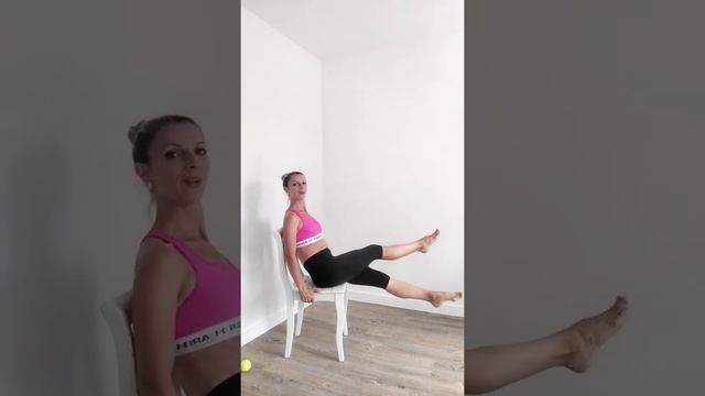 Пилатес. Фитнес дома. Тренировка со стулом. Подтянутое, стройное тело. смотреть онлайн