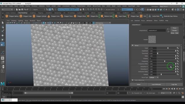 Simplex noise 2D Texture | Maya Tutorial | Hypershade | Texturing Shading | Look Development смотреть онлайн
