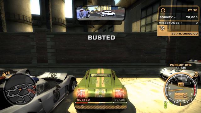 Need For Speed: Most Wanted (PC) - All Busted Scenes (Full HD)