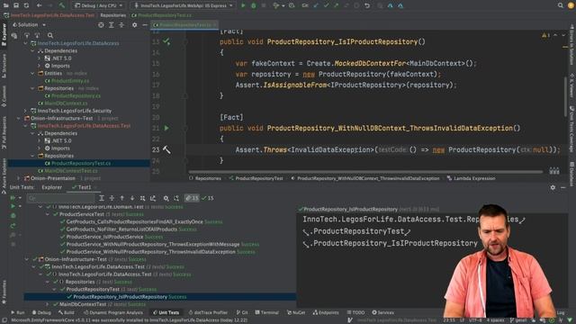 Distributed Programming Fullstack 2021 | S2P22 | TDD A Repository Must have a DbContext смотреть онлайн
