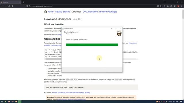 Tutorial Install Composer PHP Windows смотреть онлайн