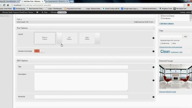 Creating or Setting up a Blog post in Ultimate Wordpress Theme смотреть онлайн