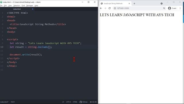 53. String Methods in JavaScript | جاواسکرپټ په پښتو کې смотреть онлайн