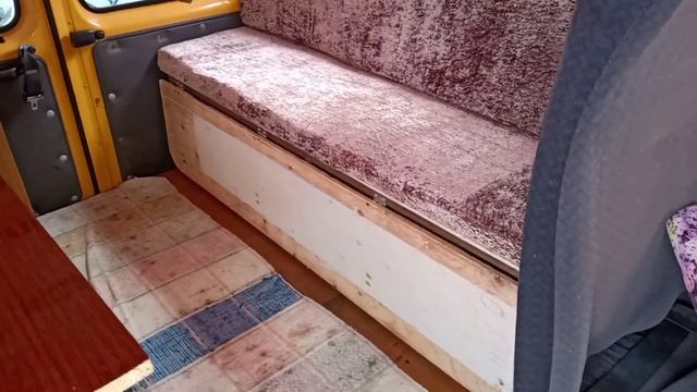 Диван кровать в автодом своими руками ? самодельный автодом | VANLIFE 42 смотреть онлайн