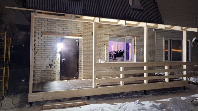 Веранда 2 на 7,5 за 28 секунд,по факту ушло 7 дней из за погодных условий)) смотреть онлайн