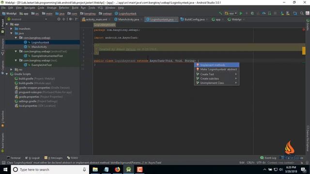 Android Login Asynchronous Http Client Web API смотреть онлайн