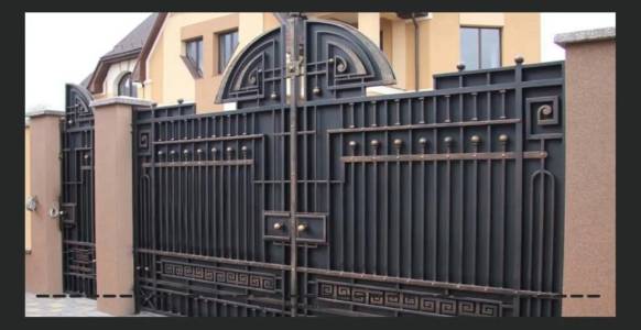 Самые красивые кованые ворота. Кованые ворота и калитки. Кованые ворота и калитки_ из профнастила смотреть онлайн