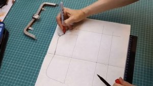 Самая простая выкройка для фермуара.