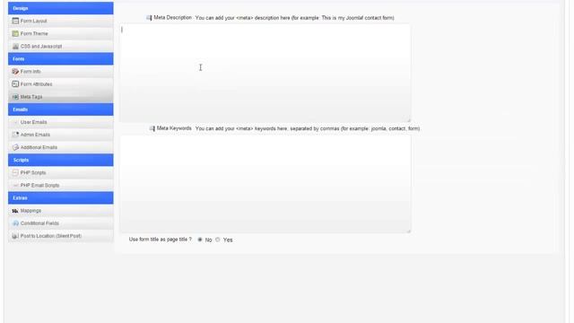 RSForm Pro form properties overview смотреть онлайн