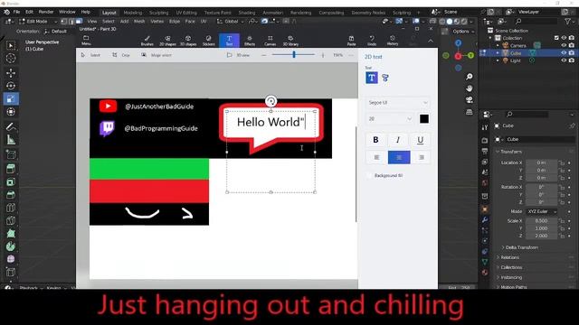DirectX12 game from scratch in C++ (Blender and engine - Creating a simple / random charactermodel) смотреть онлайн