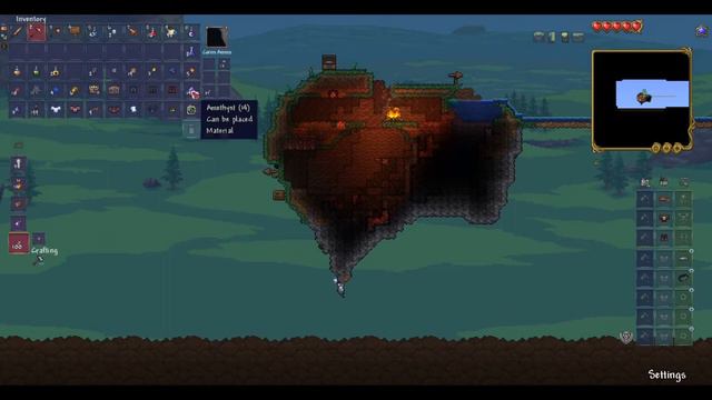 Terraria 1.4.2 - SkyBlock - Part 1 - The Calamity Resource Pack Looks Amazing! смотреть онлайн