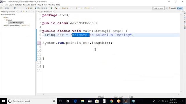 Selenium Class 16 - Java Predefined Methods смотреть онлайн