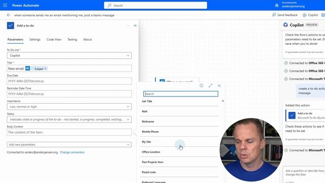 How to use Power Automate AI Copilot - Beginners tutorial смотреть онлайн