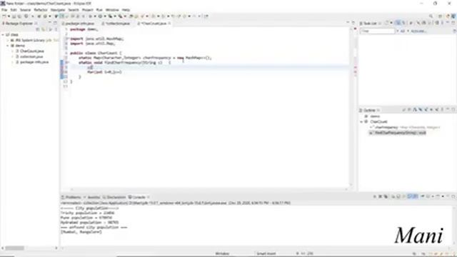 Finding CharFrequency From A String By Using Collection || Java Class || By Ravi Sir смотреть онлайн