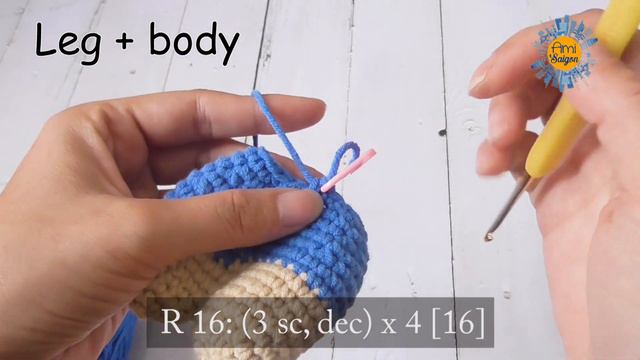 #062 | Amigurumi Roo Mouse Crochet Pattern (2/3) | How to crochet Animal Amigurumi | @Ami Saigon смотреть онлайн