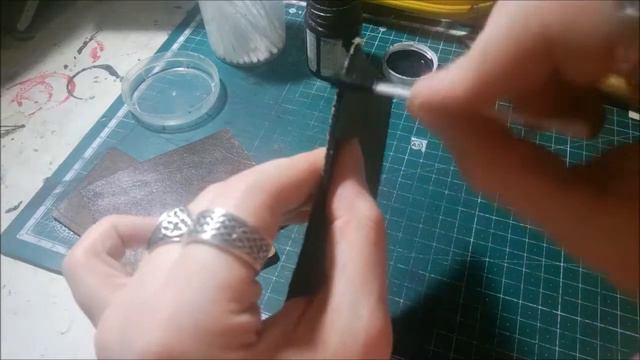 Изготовление кожаного портмоне часть 2 смотреть онлайн