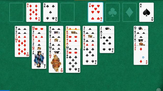 FreeCell\Hard II - Play the K♥️ to the foundation in no more than 60 moves смотреть онлайн
