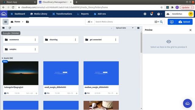 React - Cloudinary CRUD app смотреть онлайн