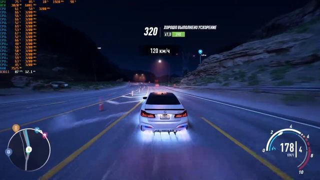 Amd Ryzen 7 1700 + Geforce Gtx 1660 Ti Benchmark in Need for Speed Payback Тест производительности смотреть онлайн