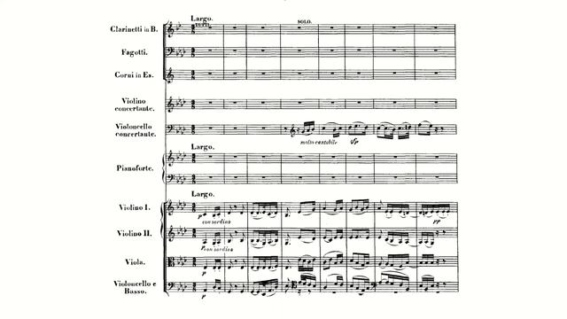 Beethoven: "Triple Concerto" in C major, Op. 56 (with Score) смотреть онлайн
