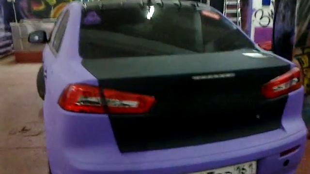 Mitsubishi Lancer X ◄▓АЛМАЗНО-МАТОВЫЙ▓ĘⱧØŦ▓► смотреть онлайн