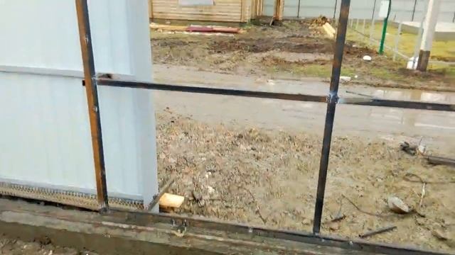 Навес, откатные ворота, калитка, забор своими руками. Как заработать деньги сваркой. смотреть онлайн